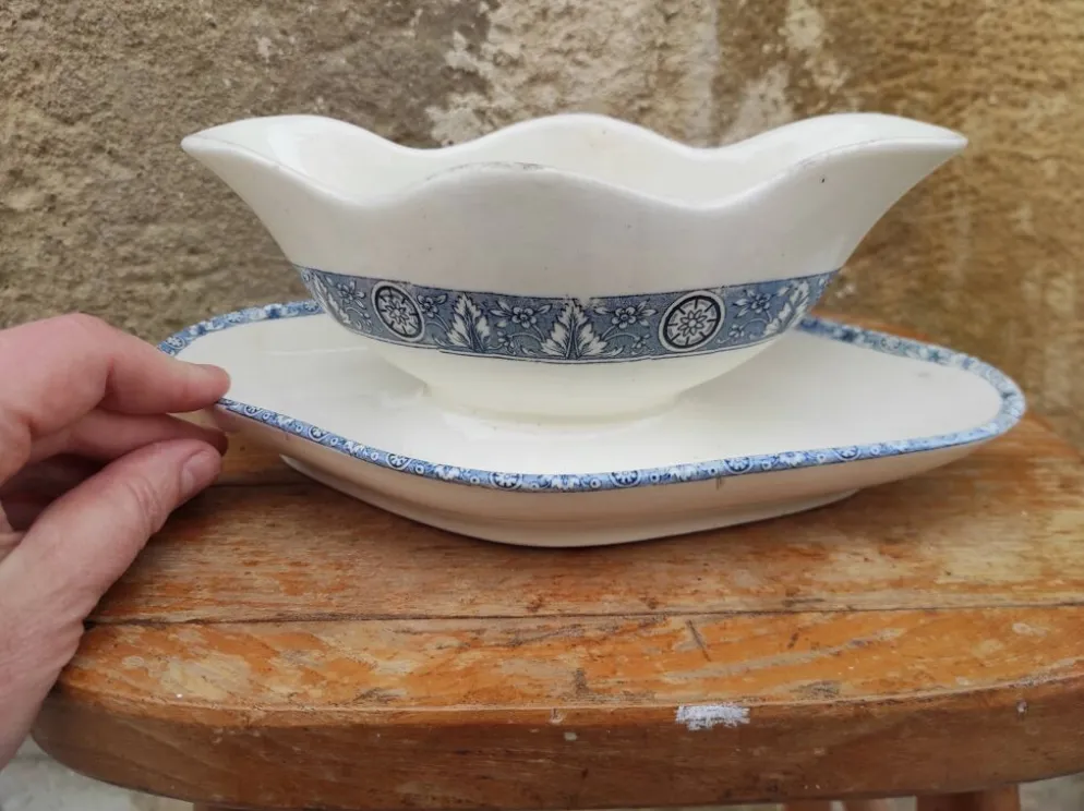 Saucière vintage française, Salins EC Terre de Fer