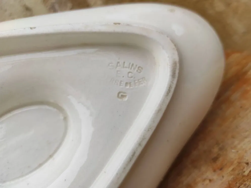 Saucière vintage française, Salins EC Terre de Fer