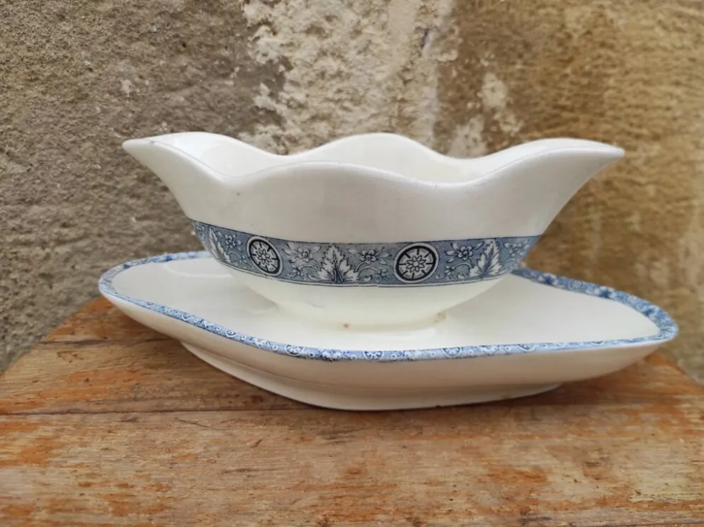 Saucière vintage française, Salins EC Terre de Fer