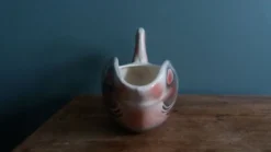 Saucière zoomorphe poisson Digoin Sarreguemines