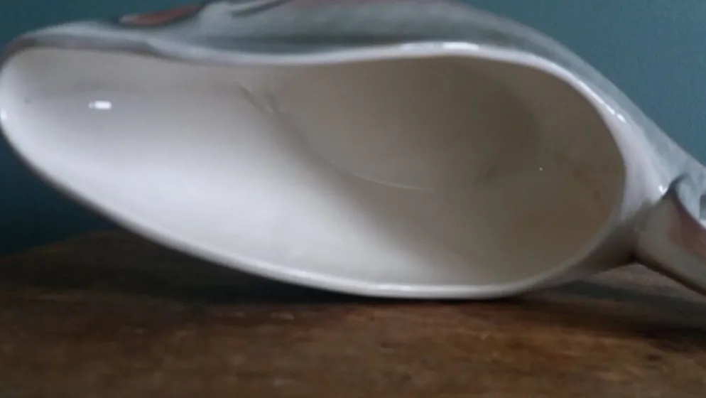 Saucière zoomorphe poisson Digoin Sarreguemines