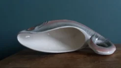 Saucière zoomorphe poisson Digoin Sarreguemines