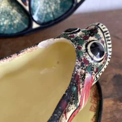 Saucière zoomorphe poisson Henriot Quimper Bretagne