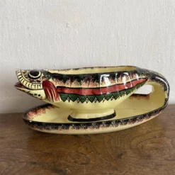 Saucière zoomorphe poisson Henriot Quimper Bretagne