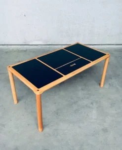 Scandinavian Ergonomic Design Writing Desk and Stool from Stokke, 1980s, Set of 3