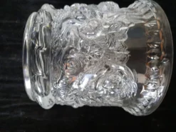 Sceau à Glace en Cristal de Bayel France - Décor Relief Putti /angelot
