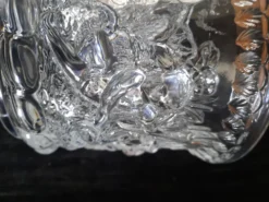 Sceau à Glace en Cristal de Bayel France - Décor Relief Putti /angelot
