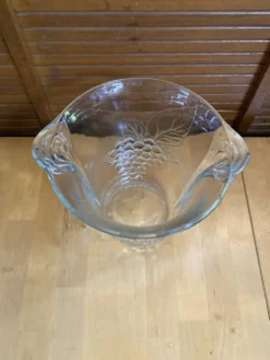 Seau a champagne rafraîchissoir crescendo verre moule décor raisin vin