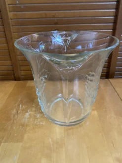 Seau a champagne rafraîchissoir crescendo verre moule décor raisin vin