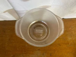 Seau A Glace Ancien SPIE Verre Moulé Carte Europe Vintage