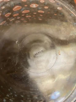 Seau A Vin Champagne Rafraîchissoir Verre Moule Made In Italy Vintage