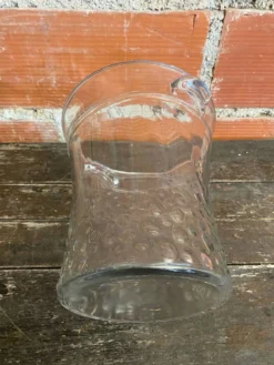 Seau A Vin Champagne Rafraîchissoir Verre Moule Made In Italy Vintage