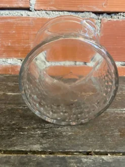 Seau A Vin Champagne Rafraîchissoir Verre Moule Made In Italy Vintage