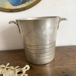 Seau à champagne ancien anses coquille