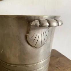 Seau à champagne ancien anses coquille