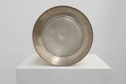 Seau à champagne ancien en cuivre plaqué argent, France, vers 1900