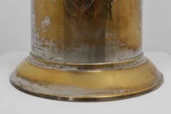 Seau à champagne ancien en cuivre plaqué argent, France, vers 1900