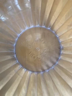 Seau à Champagne Ancien Lucite BLANC FOUSSY Plexi + Anses Métal Vintag
