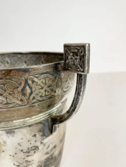 Seau à champagne Art déco motif en relief Suède, années 1930
