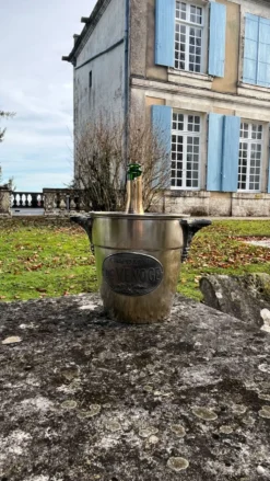 Seau à champagne De Venoge, refroidisseur à champagne antique art déco