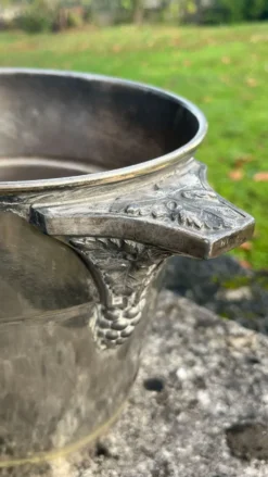 Seau à champagne De Venoge, refroidisseur à champagne antique art déco