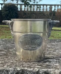 Seau à champagne De Venoge, refroidisseur à champagne antique art déco