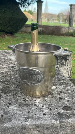 Seau à champagne De Venoge, refroidisseur à champagne antique art déco