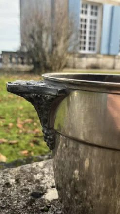 Seau à champagne De Venoge, refroidisseur à champagne antique art déco
