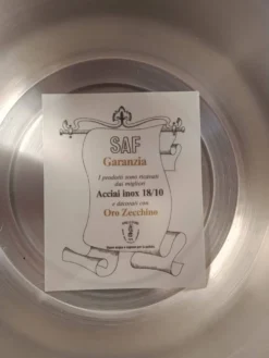Seau à champagne Elizabeth, SAF Inox, Acier 18/10 et Or Zecchino, 1970
