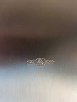 Seau à champagne Elizabeth, SAF Inox, Acier 18/10 et Or Zecchino, 1970