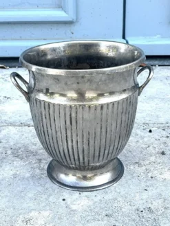 Seau à champagne en argent massif – Rafraîchisseur à vin de style Empire italien