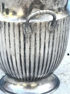 Seau à champagne en argent massif – Rafraîchisseur à vin de style Empire italien