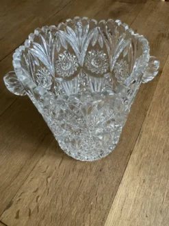 Seau à champagne en cristal