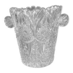 Seau à champagne en cristal