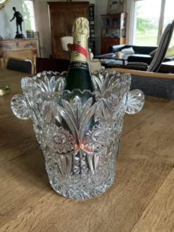 Seau à champagne en cristal