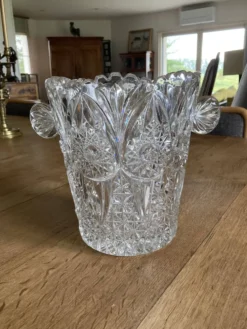 Seau à champagne en cristal
