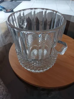 Seau à champagne en cristal
