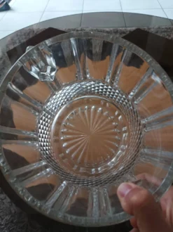 Seau à champagne en cristal