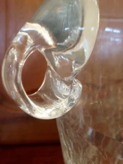 Seau à champagne en cristal