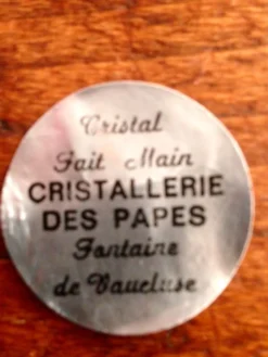 Seau à champagne en cristal