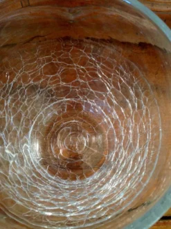Seau à champagne en cristal