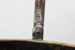 Seau à champagne en cuivre argenté Art Déco sur pied, France 1910