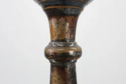 Seau à champagne en cuivre argenté Art Déco sur pied, France 1910