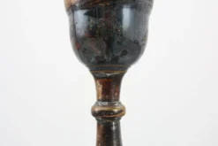 Seau à champagne en cuivre argenté Art Déco sur pied, France 1910