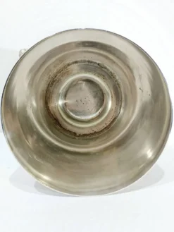 Seau à champagne en métal argenté, tête de lion