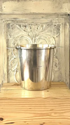 Seau à champagne en métal argenté Christofle – Relais Plaza Paris
