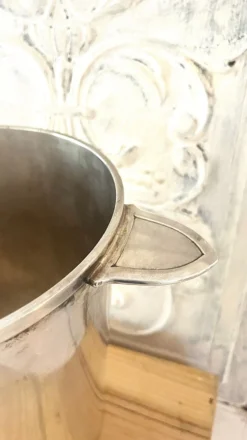 Seau à champagne en métal argenté Christofle – Relais Plaza Paris