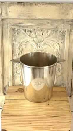 Seau à champagne en métal argenté Christofle – Relais Plaza Paris