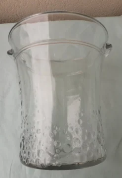 Seau à champagne en verre