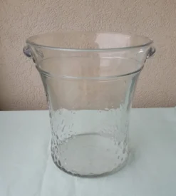 Seau à champagne en verre